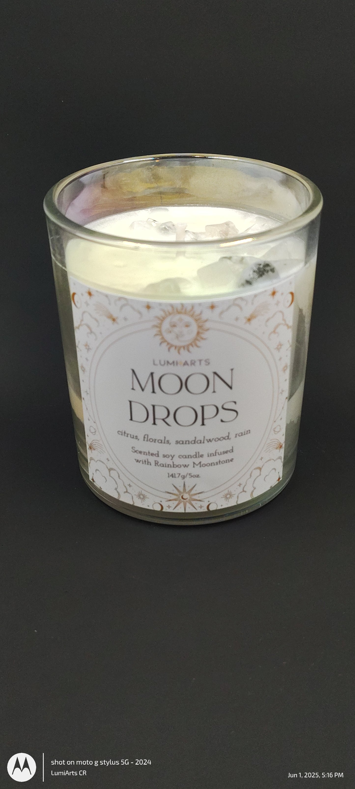 Moon Drops Scented Candle