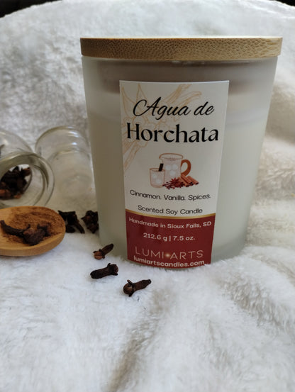 Agua de Horchata scented soy candle