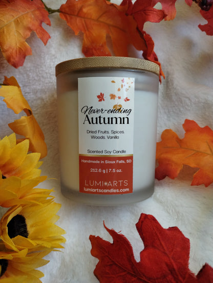 Never-ending Autumn soy scented candle