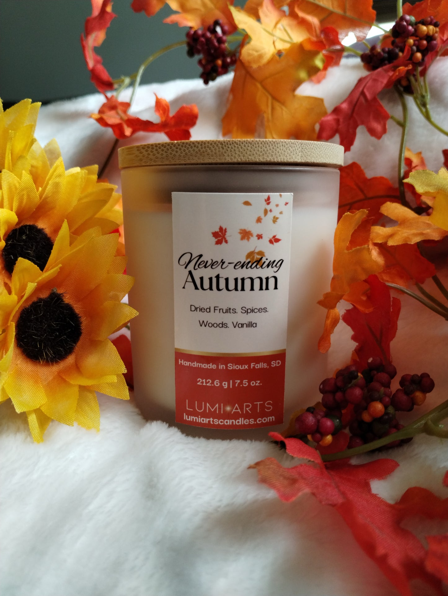 Never-ending Autumn soy scented candle