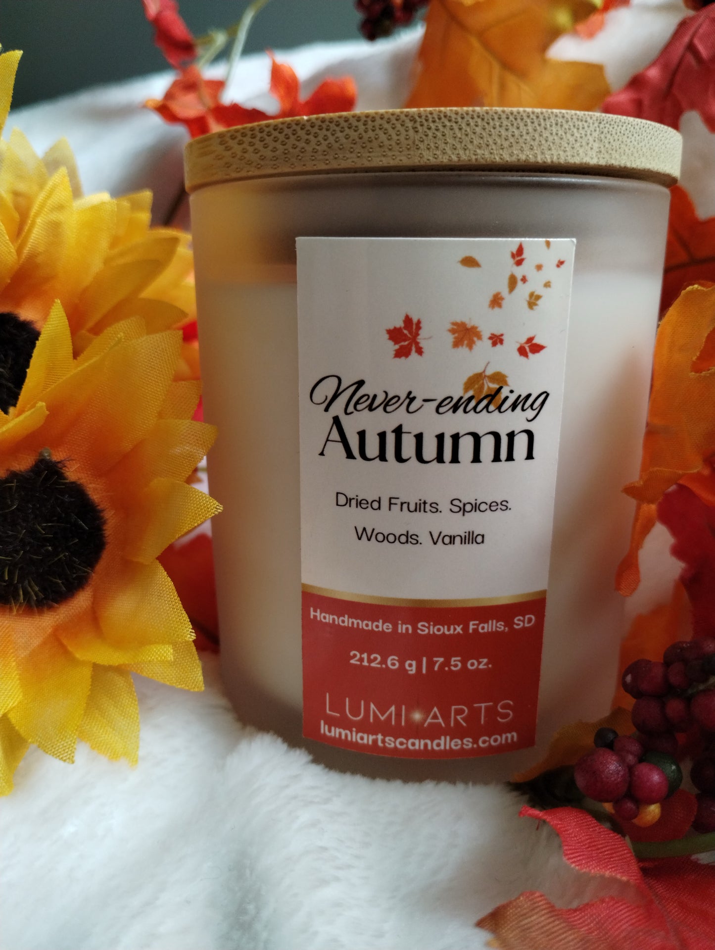 Never-ending Autumn soy scented candle