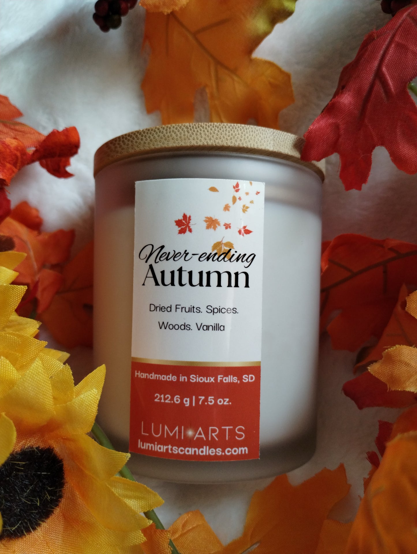 Never-ending Autumn soy scented candle