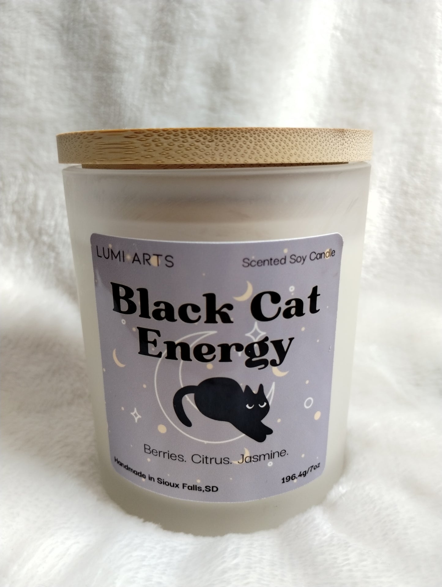 Black Cat Energy Scented Candle