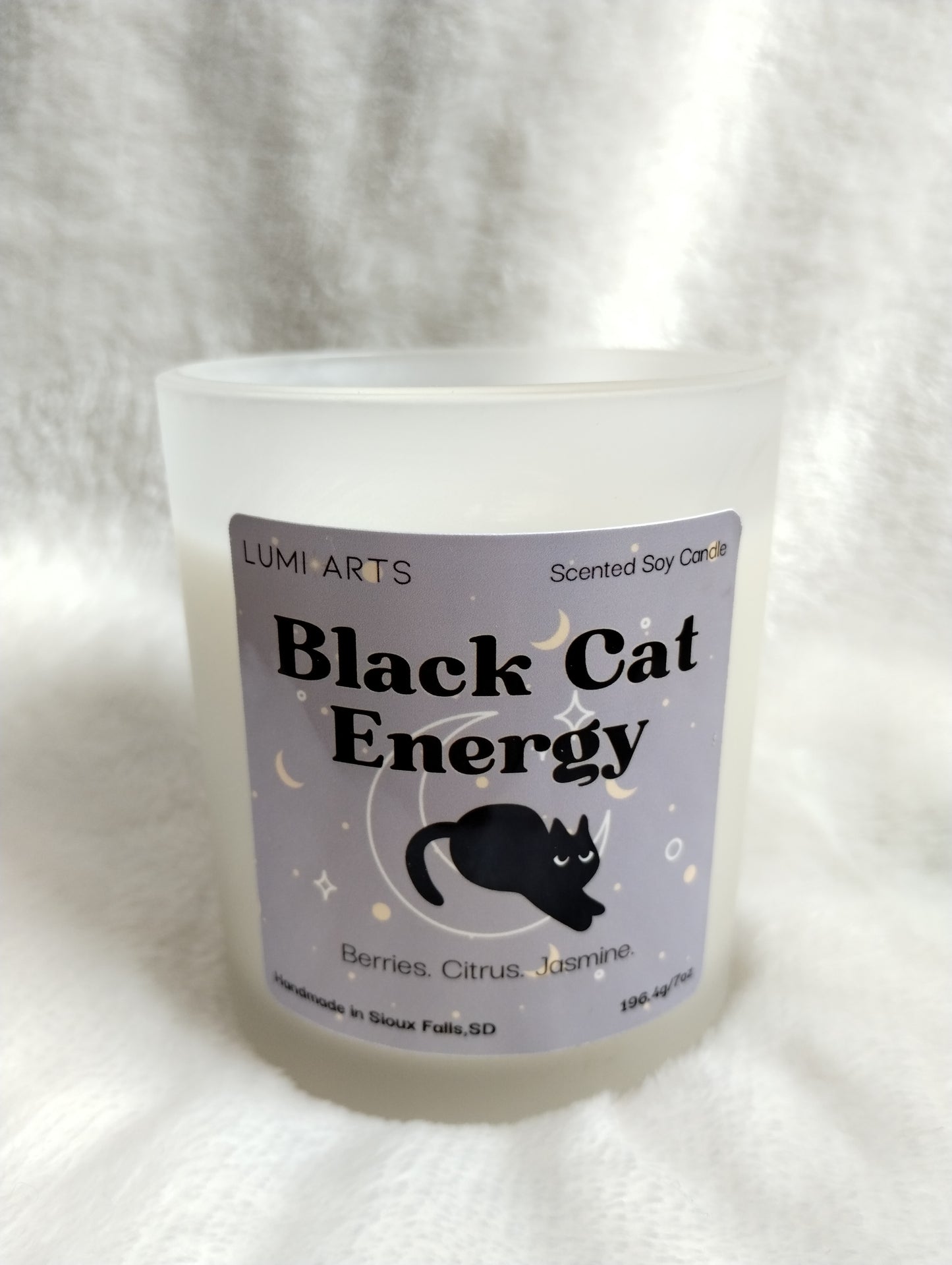 Black Cat Energy Scented Candle