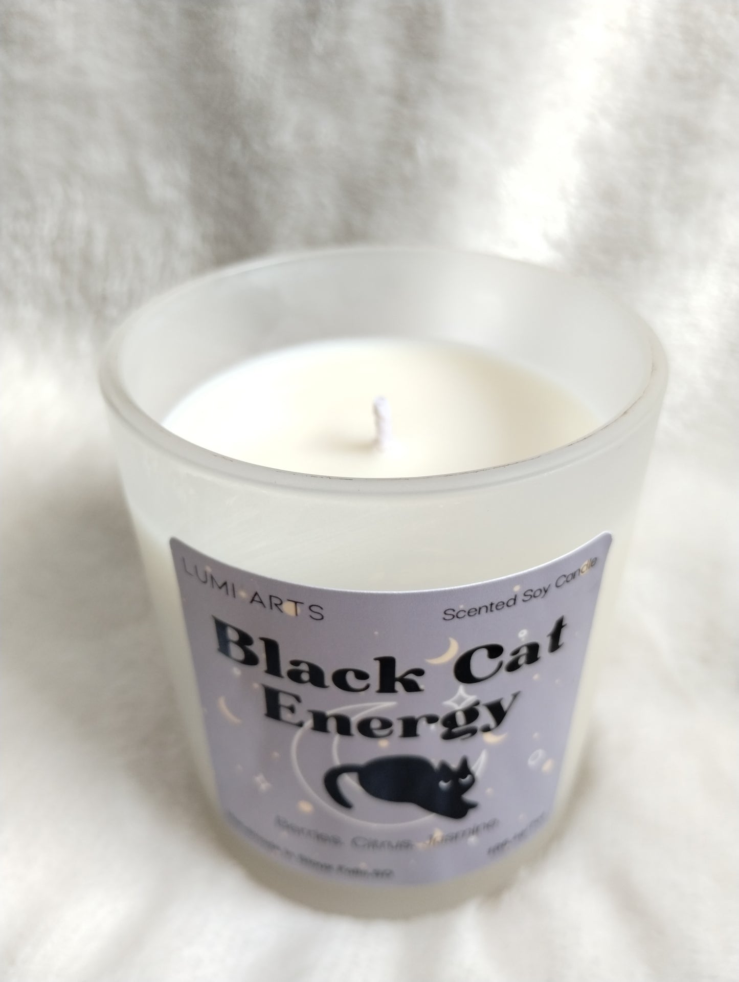 Black Cat Energy Scented Candle