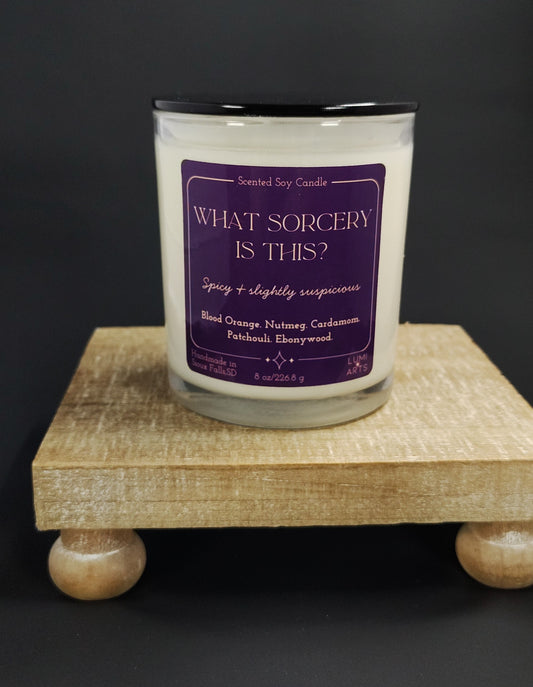 What Sorcery is this? - cozy, spicy, scented candle